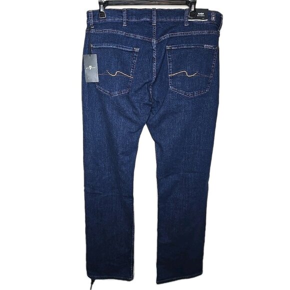 7 For All Mankind NWT Men's Austyn Relaxed Straight Leg Denim Jeans 36 New t22 - Picture 2 of 6